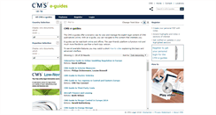 Desktop Screenshot of eguides.cmslegal.com