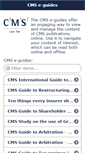 Mobile Screenshot of eguides.cmslegal.com